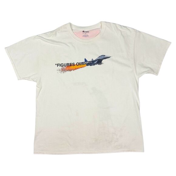 Champion x Virgil Abloh Off-White MCA Figures of Speech Graphic T-Shirt Men’s XL - Picture 2 of 8